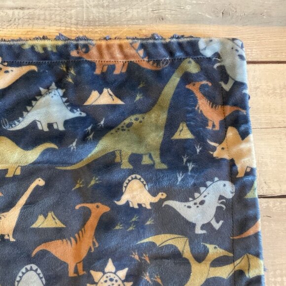 Baby Laundry Dinosaur Lovey Baby Security Blanket Blue - Picture 3 of 13
